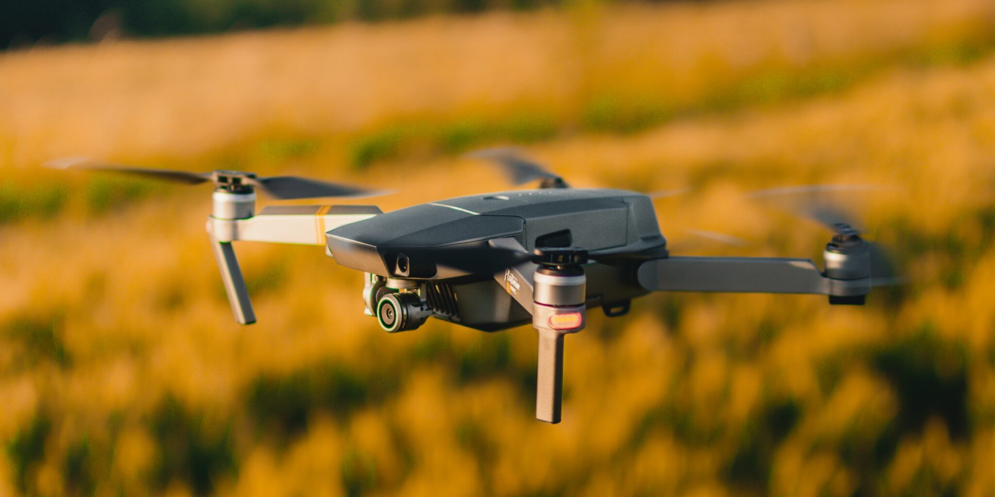 DJI Mavic Pro 2 Drone UK Yellow Field